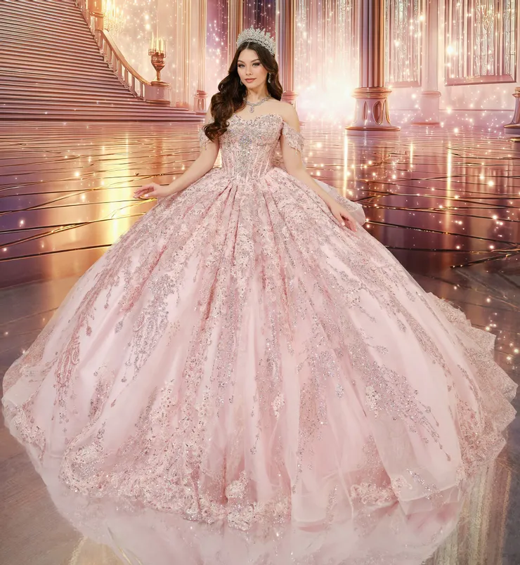 Princesa by Ariana Vara Style #PR30251 #1 Pink frontface vertical picture
