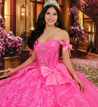 Princesa by Ariana Vara Style #PR30254 #7 Magenta frontface vertical cropped thumbnail