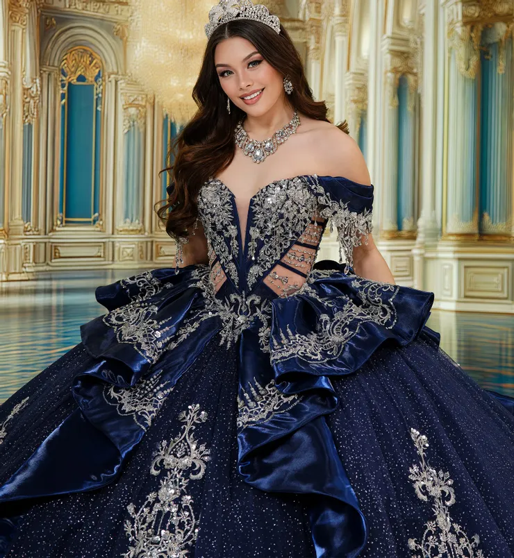 PR30252 #4 Azul Marino/Plateado frontface vertical cropped picture