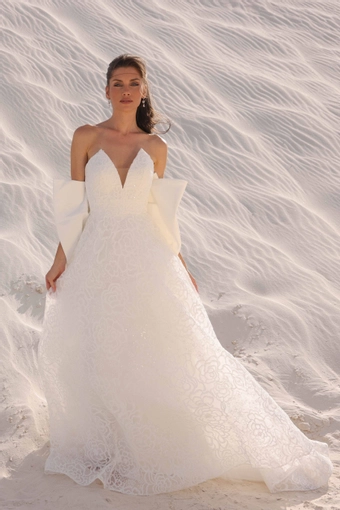 JH Bridal by Jimme Huang Style #Misaki #1 frontface vertical thumbnail