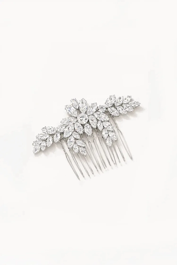 Heirloom Bridal Aira Comb #1 vertical picture
