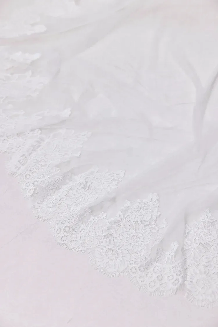 Heirloom Bridal Eloise Veil #1 vertical picture