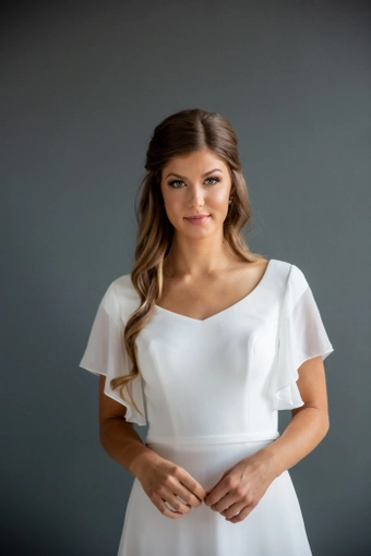 The Modest Bridal Collection by Barbie Style #MBC 7204 #2 frontface vertical cropped thumbnail