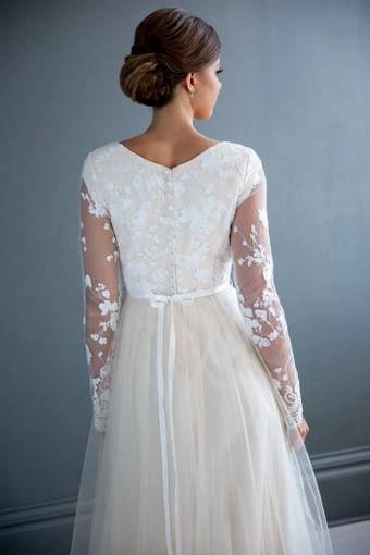 The Modest Bridal Collection by Barbie Style #MBC 7205 #6 backface vertical cropped thumbnail
