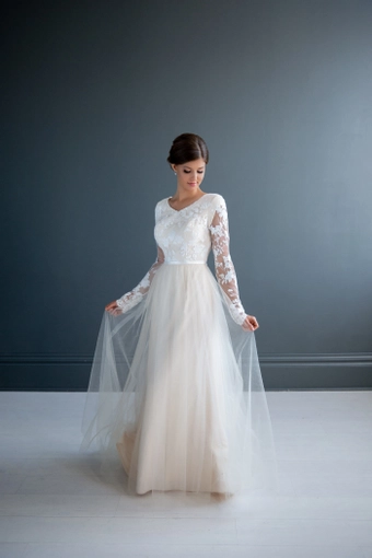 The Modest Bridal Collection by Barbie Style #MBC 7205 #1 frontface vertical thumbnail