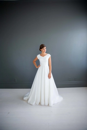 The Modest Bridal Collection by Barbie Style #MBC 7206 #2 frontface vertical thumbnail