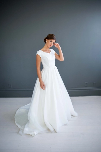 The Modest Bridal Collection by Barbie Style #MBC 7206 #4 frontface vertical thumbnail
