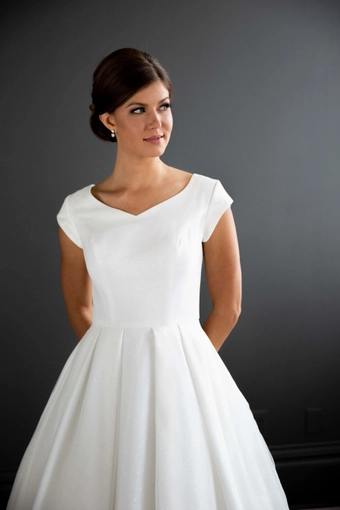 The Modest Bridal Collection by Barbie Style #MBC 7206 #6 frontface vertical cropped thumbnail