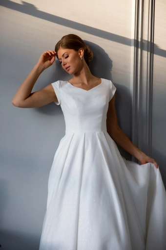 The Modest Bridal Collection by Barbie Style #MBC 7206 #8 frontface vertical cropped thumbnail