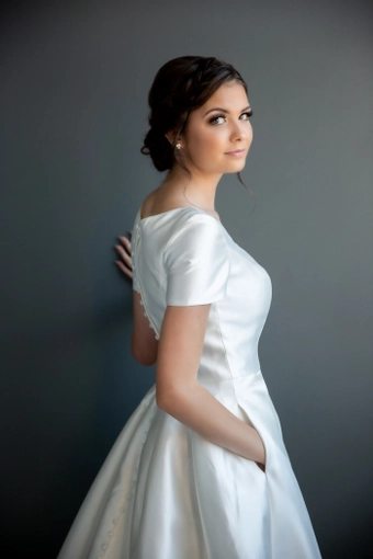 The Modest Bridal Collection by Barbie Style #MBC 7207 #4 vertical cropped thumbnail
