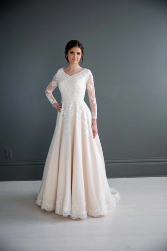 The Modest Bridal Collection by Barbie Style #MBC 7208 #0 default frontface vertical thumbnail