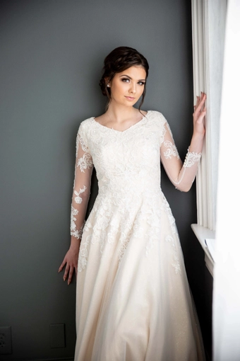 The Modest Bridal Collection by Barbie Style #MBC 7208 #6 frontface vertical cropped thumbnail