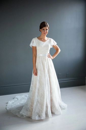 The Modest Bridal Collection by Barbie Style #MBC 7209 #0 default frontface vertical thumbnail