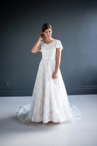 The Modest Bridal Collection by Barbie Style #MBC 7209 #4 frontface vertical thumbnail