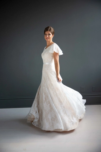 The Modest Bridal Collection by Barbie Style #MBC 7209 #3 frontface vertical thumbnail