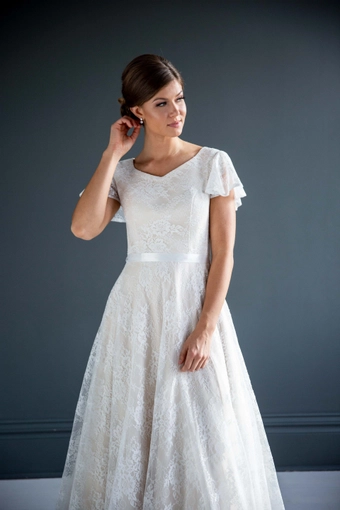 The Modest Bridal Collection by Barbie Style #MBC 7209 #6 frontface vertical cropped thumbnail