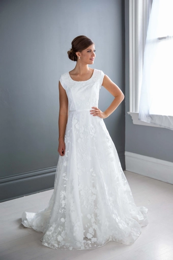 The Modest Bridal Collection by Barbie Style #MBC 7210 #1 frontface vertical thumbnail