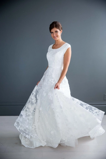 The Modest Bridal Collection by Barbie Style #MBC 7210 #4 frontface vertical thumbnail