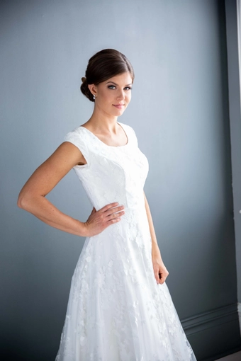 The Modest Bridal Collection by Barbie Style #MBC 7210 #6 frontface vertical cropped thumbnail