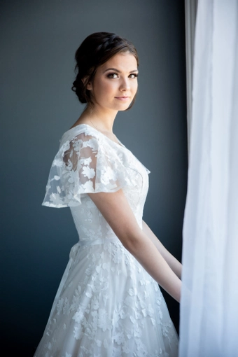 The Modest Bridal Collection by Barbie Style #MBC 7210B #11 vertical cropped thumbnail