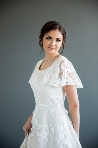 The Modest Bridal Collection by Barbie Style #MBC 7210B #8 frontface vertical cropped thumbnail