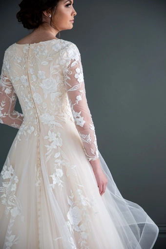 The Modest Bridal Collection by Barbie Style #MBC 7211 #7 backface vertical cropped thumbnail