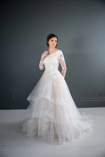 The Modest Bridal Collection by Barbie Style #MBC 7211 #4 frontface vertical thumbnail