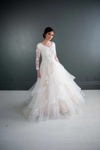 The Modest Bridal Collection by Barbie Style #MBC 7211 #2 frontface vertical thumbnail