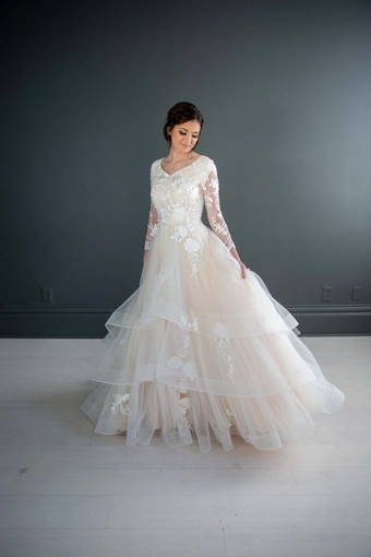 The Modest Bridal Collection by Barbie Style #MBC 7211 #1 frontface vertical thumbnail