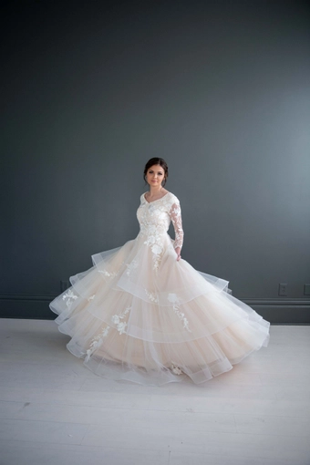 The Modest Bridal Collection by Barbie Style #MBC 7211 #3 frontface vertical thumbnail