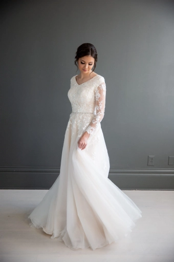 The Modest Bridal Collection by Barbie Style #MBC 7212 #2 frontface vertical thumbnail