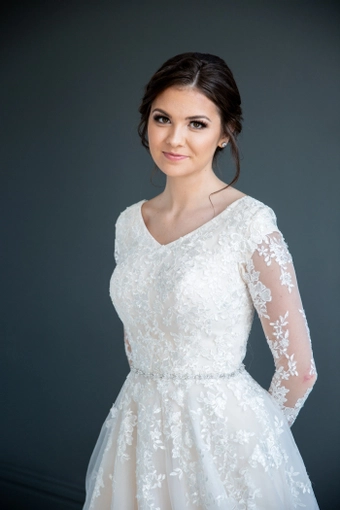 The Modest Bridal Collection by Barbie Style #MBC 7212 #6 frontface vertical cropped thumbnail