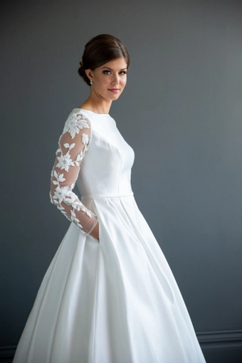 The Modest Bridal Collection by Barbie Style #MBC 7213 #9 frontface vertical cropped thumbnail