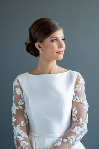 The Modest Bridal Collection by Barbie Style #MBC 7213 #13 frontface vertical cropped thumbnail