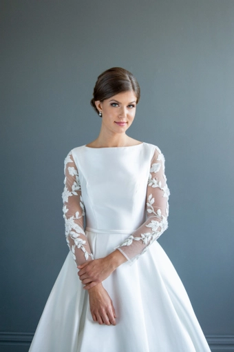 The Modest Bridal Collection by Barbie Style #MBC 7213 #12 frontface vertical cropped thumbnail