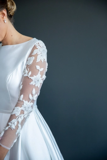 The Modest Bridal Collection by Barbie Style #MBC 7213 #6 frontface vertical cropped thumbnail