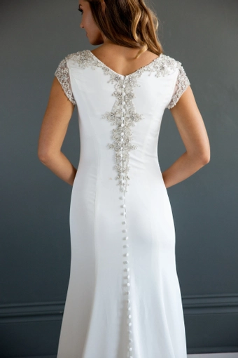 The Modest Bridal Collection by Barbie Style #MBC 7214 #11 backface vertical cropped thumbnail