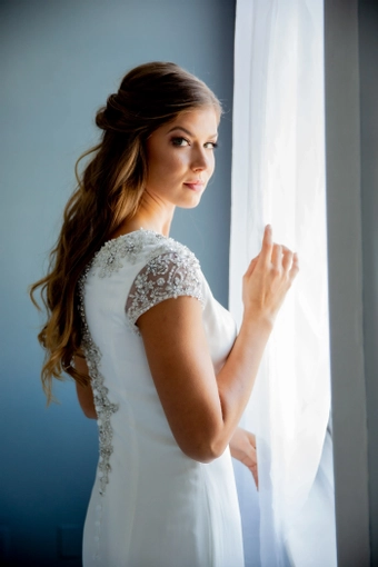 The Modest Bridal Collection by Barbie Style #MBC 7214 #10 vertical cropped thumbnail
