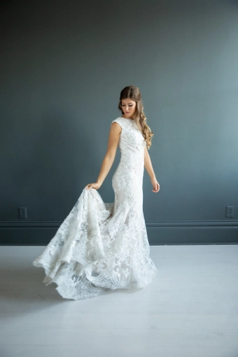 The Modest Bridal Collection by Barbie Style #MBC 7215 #1 frontface vertical thumbnail