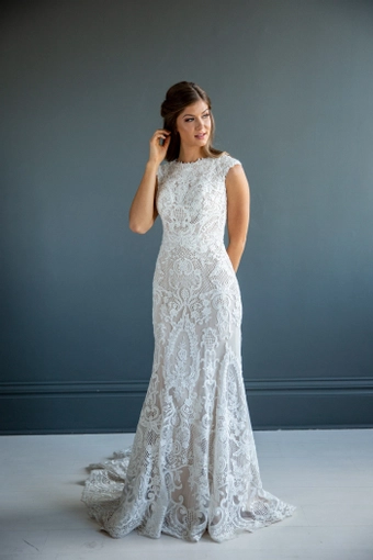 The Modest Bridal Collection by Barbie Style #MBC 7215 #4 frontface vertical thumbnail