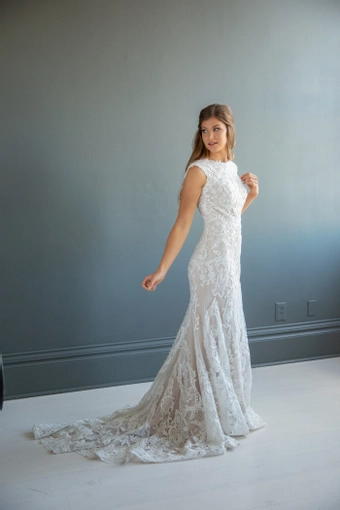 The Modest Bridal Collection by Barbie Style #MBC 7215 #7 frontface vertical thumbnail