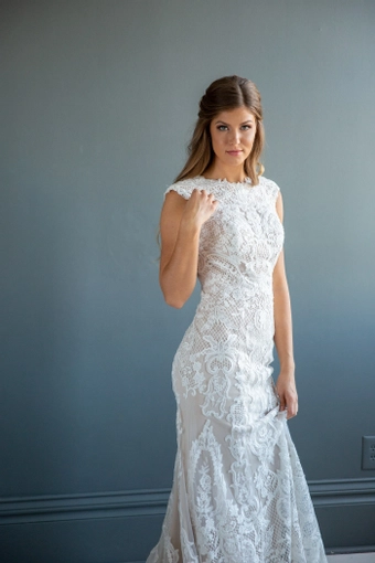 The Modest Bridal Collection by Barbie Style #MBC 7215 #12 frontface vertical cropped thumbnail