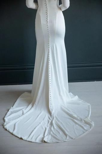 The Modest Bridal Collection by Barbie Style #MBC 7216 #8 backface vertical cropped thumbnail