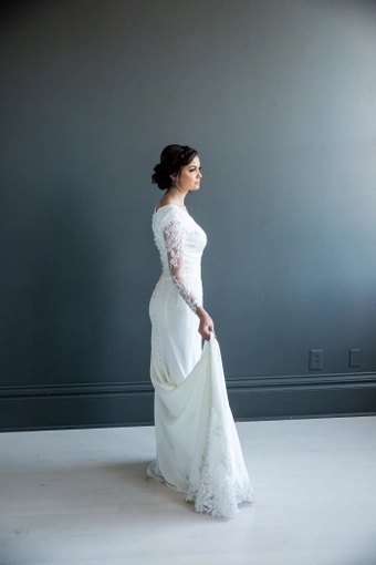 The Modest Bridal Collection by Barbie Style #MBC 7217 #4 vertical thumbnail
