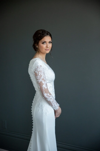 The Modest Bridal Collection by Barbie Style #MBC 7217 #15 vertical cropped thumbnail