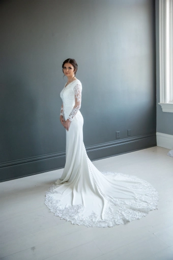 The Modest Bridal Collection by Barbie Style #MBC 7217 #2 frontface vertical thumbnail