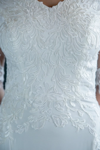The Modest Bridal Collection by Barbie Style #MBC 7217 #13 frontface vertical cropped thumbnail