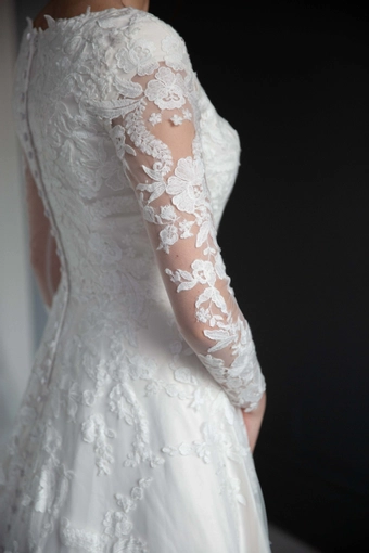 The Modest Bridal Collection by Barbie Style #MBC 7218 #7 backface vertical cropped thumbnail
