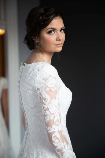 The Modest Bridal Collection by Barbie Style #MBC 7218 #6 vertical cropped thumbnail