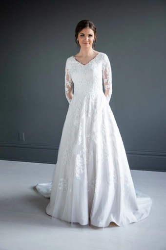 The Modest Bridal Collection by Barbie Style #MBC 7218 #0 default frontface vertical thumbnail